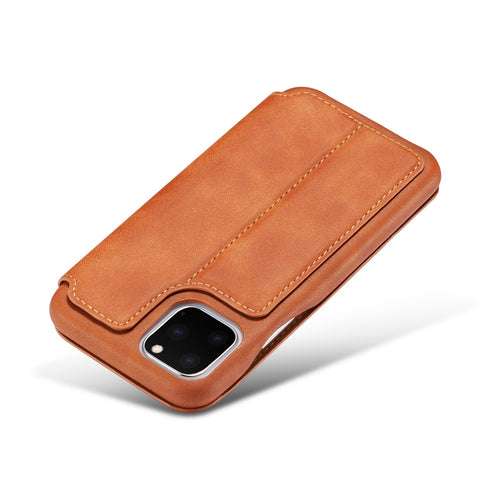 Slim Leather Magnetic Flip Cover Wallet Case For iPhone 11 | iPhone 11 Pro Max